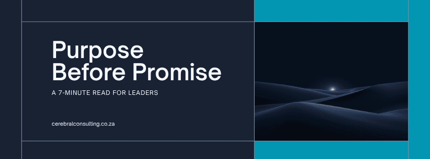 Purpose before Promise: Why Leadership, not AI, will Shape Competitiveness